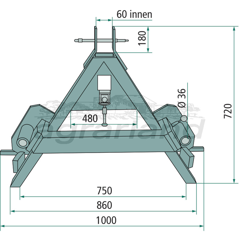 Ballentransportgabel