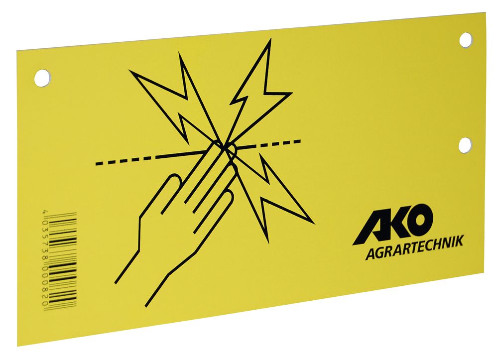 Warnschild – Elektrozaun