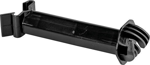 Abstands-Isolator schwarz, für T-Pfosten für Litzen/Seile bis 6mm (25 Stück/Pack)