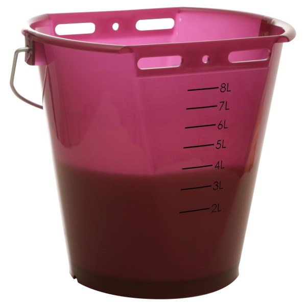 Tränkeeimer transparent, versch. Farben