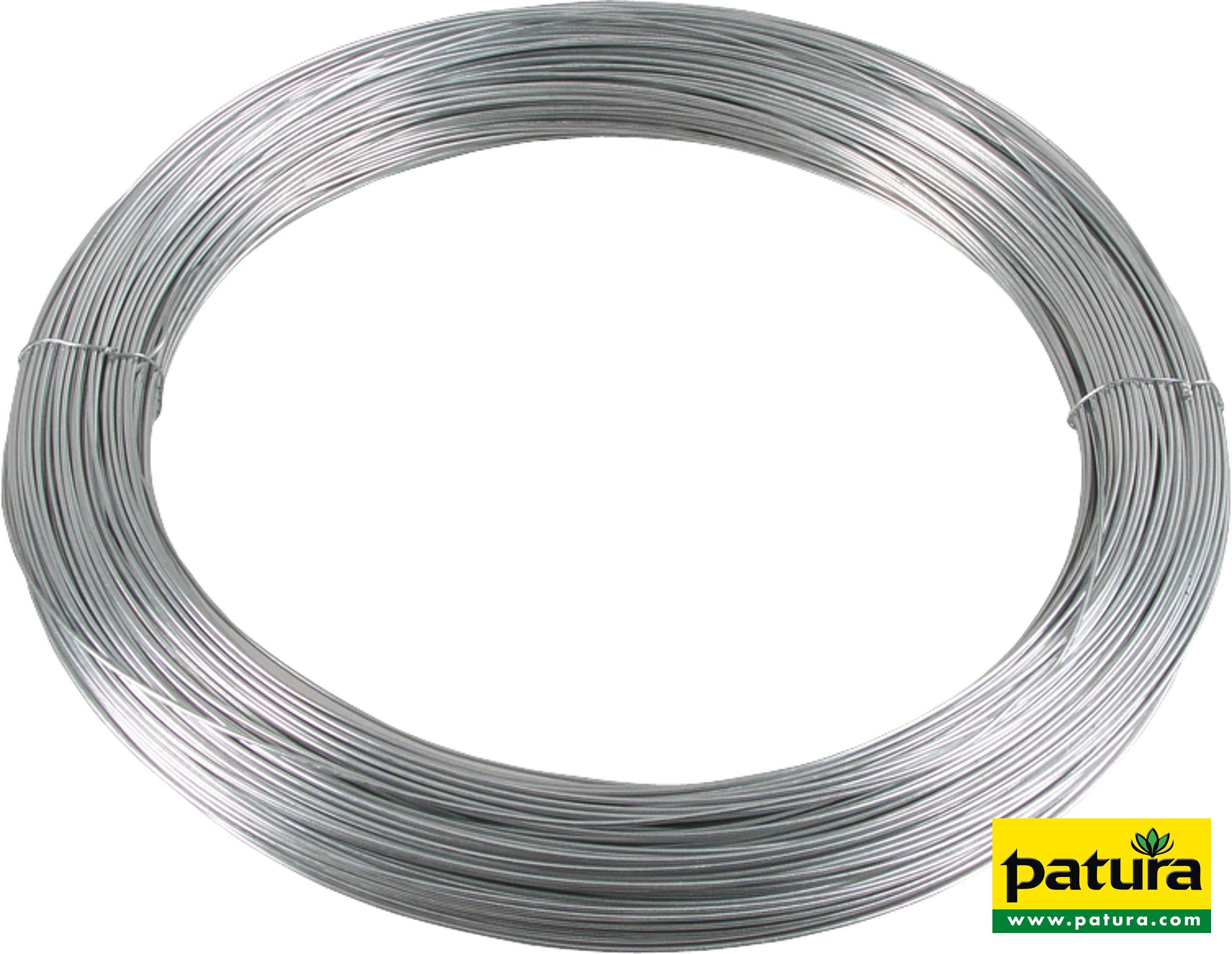 Glattdraht 1,6 mm, verzinkt, 5 kg Ring mit  ca. 280 m