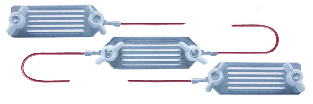Bandkupplung, 3 Klemmplatten