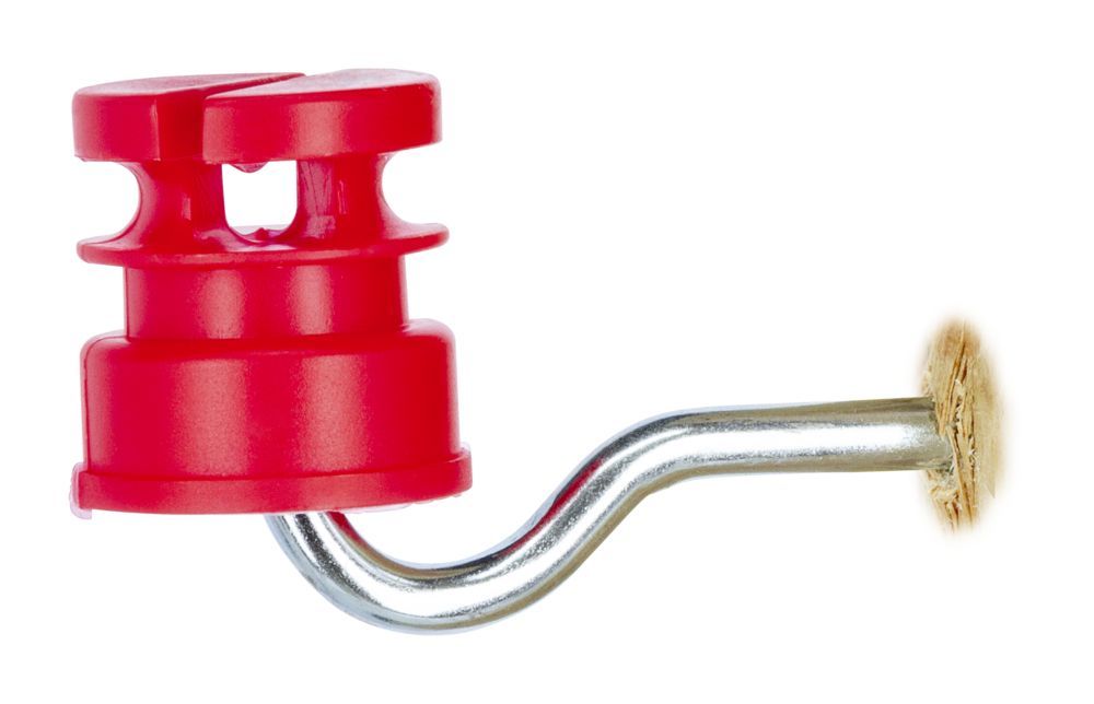 Schlitzisolator rot, 100 Stück/ Pack