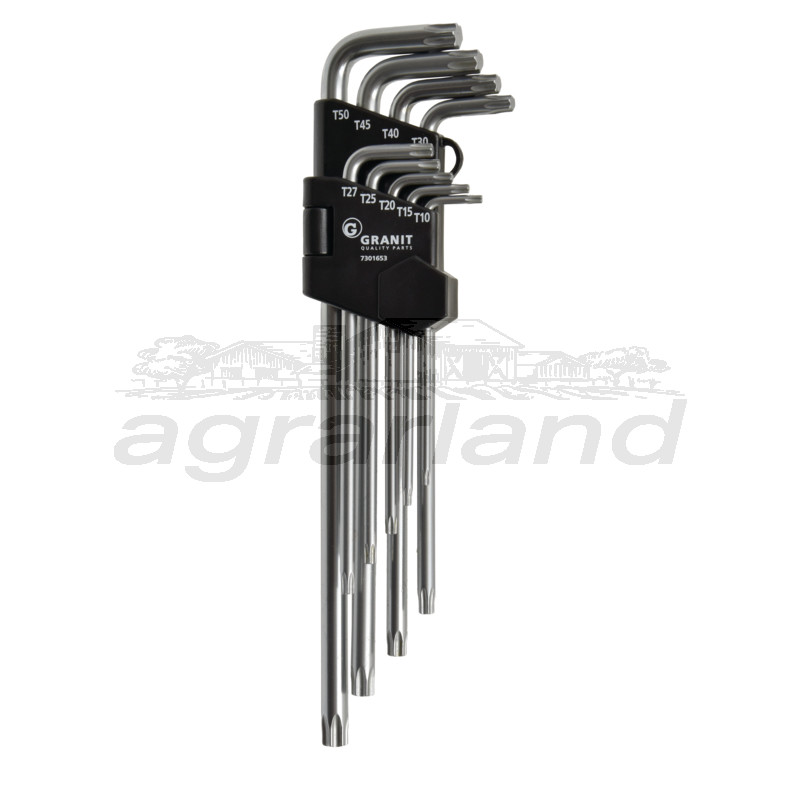 Winkelstiftschlüssel-Satz TX, 9-tlg. BLACK EDITION