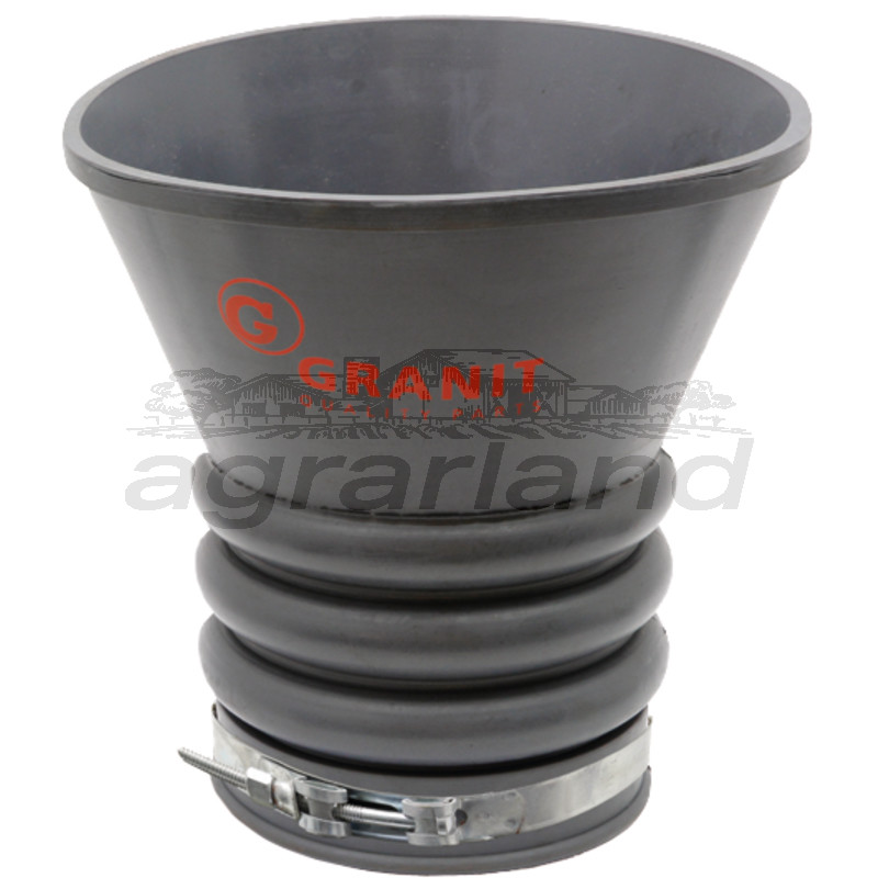 Andocktrichter mit Balg und Schelle, elastisch 10"