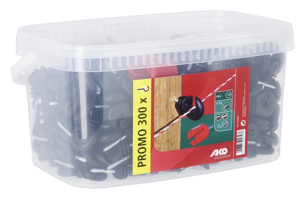 Ringisolator kompakt mit durchgehender Stütze 300 Stück/ Pack