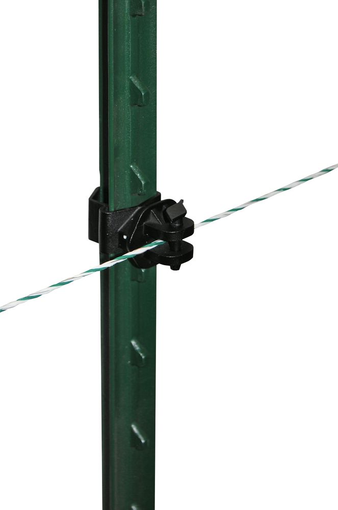 Pinlock-Isolator für T-Post Metallpfahl schwarz oder gelb