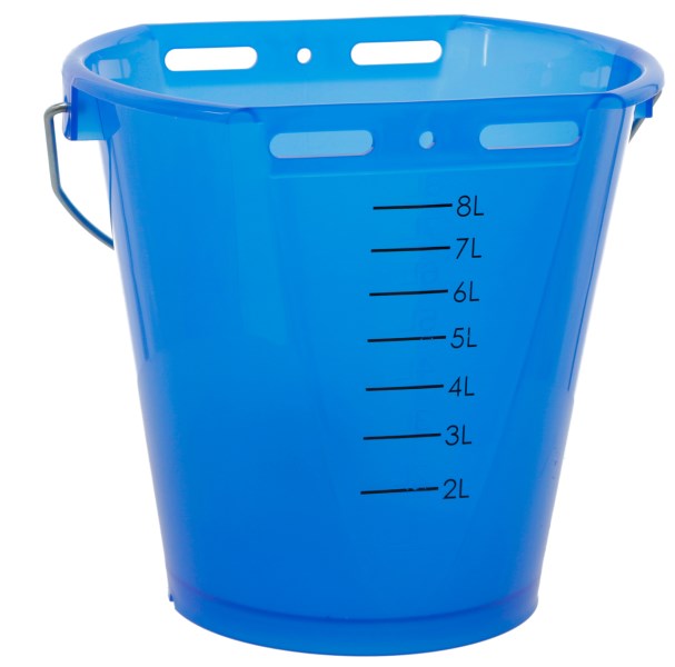 Tränkeeimer transparent, versch. Farben