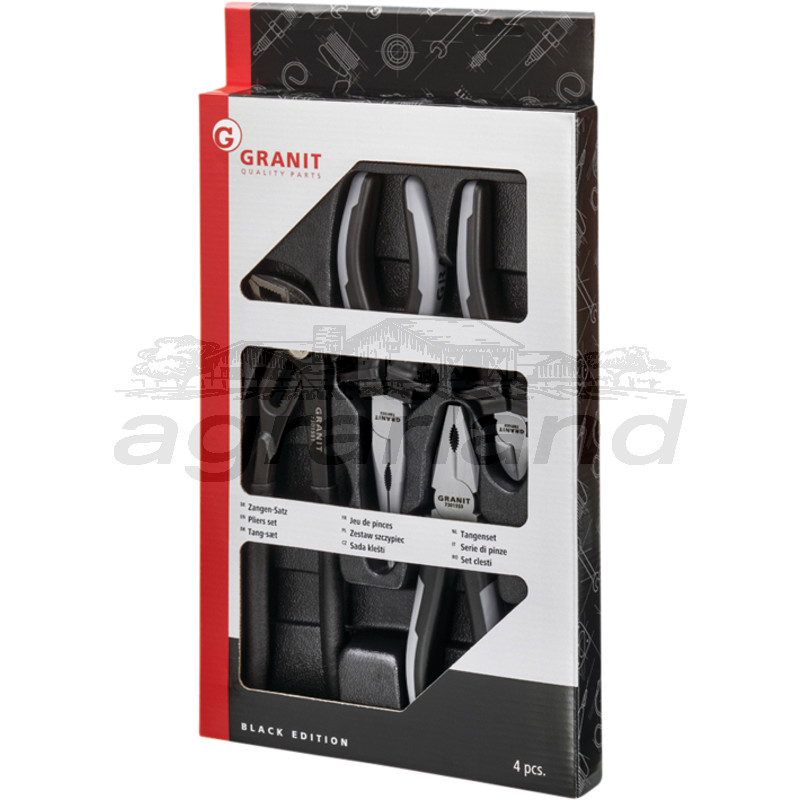 Zangen-Satz, 4-tlg. BLACK EDITION