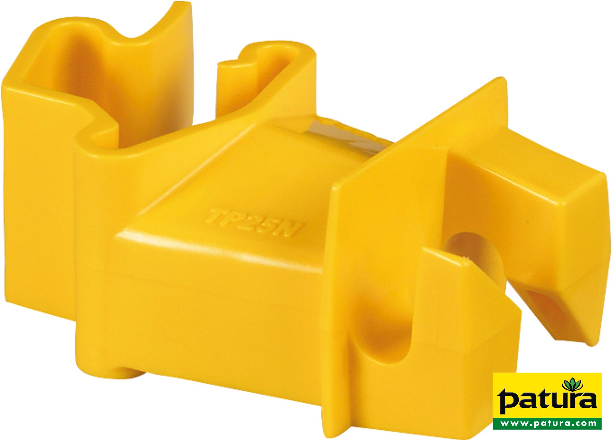 Standard-Isolator f. T-Pfosten, gelb (25 Stück / Pack)