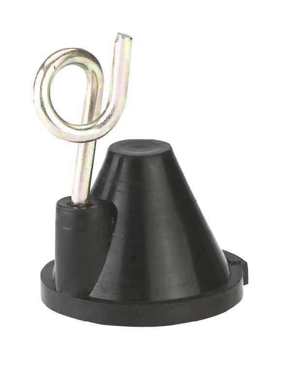 Ersatzisolator mit Öse für Federstahlpfahl oval 25 Stück/ Pack