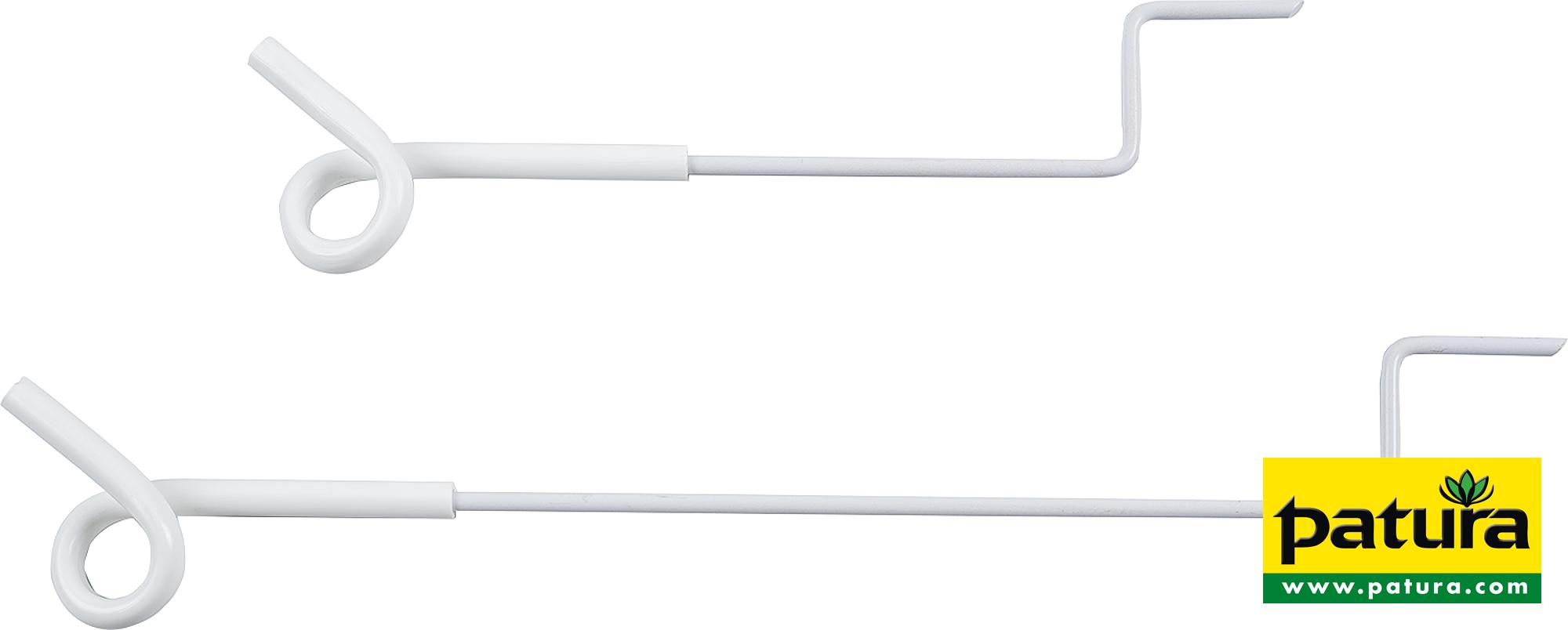 Abstandhalter mit Ösenisolator, 25 cm zum Annageln (5 Stück / Bund)