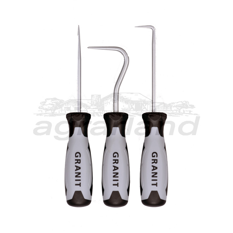 Hakenwerkzeug-Satz groß, 3-tlg. BLACK EDITION