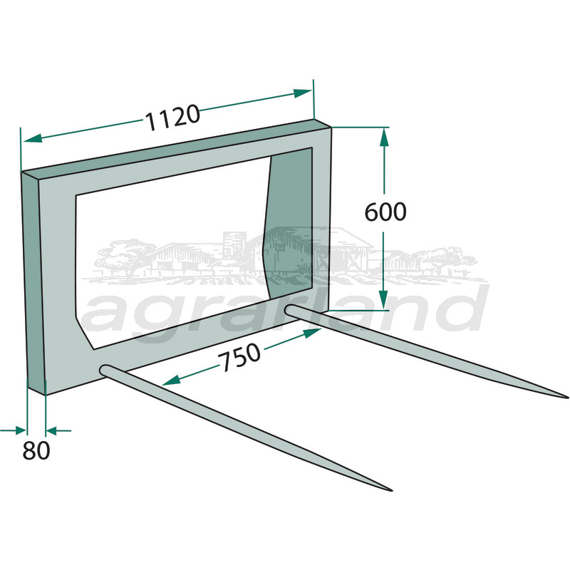 Ballentransportgabel