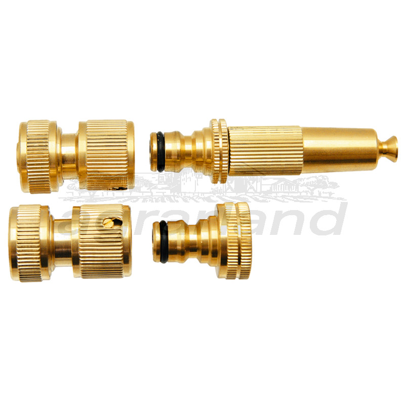 Klicksystem-Messing - Grundausstattung für Wasserschläuche