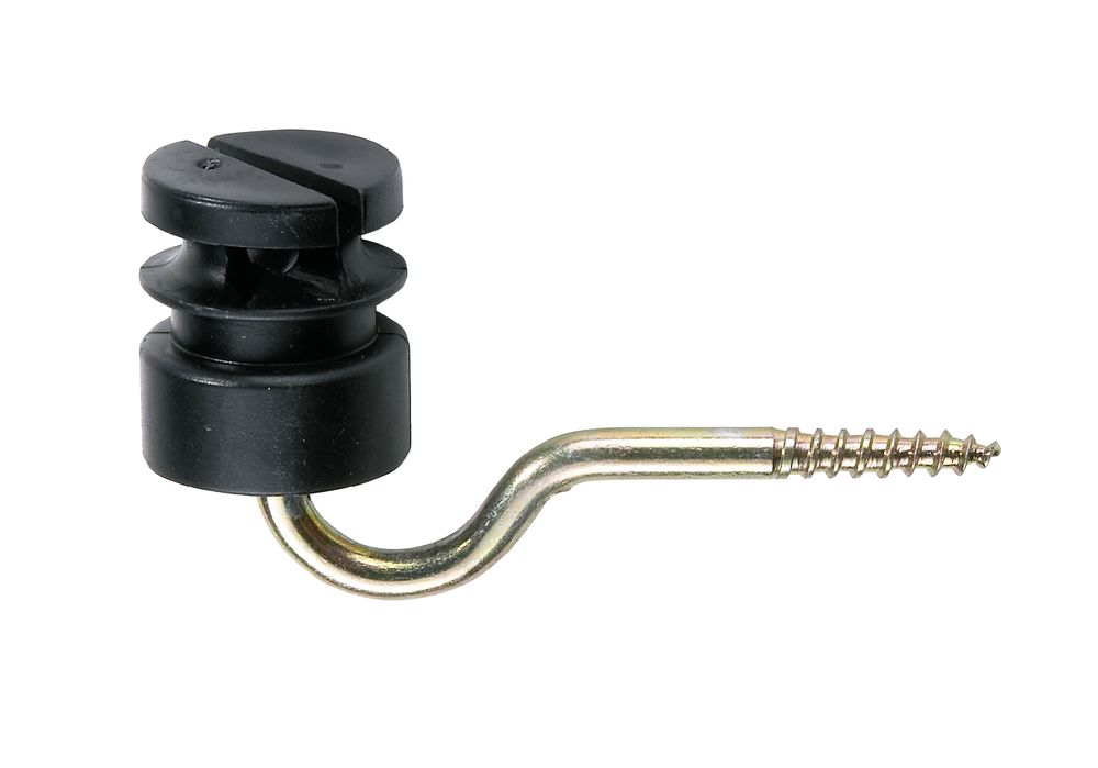 Schlitzisolator schwarz, 25 Stück/ Pack