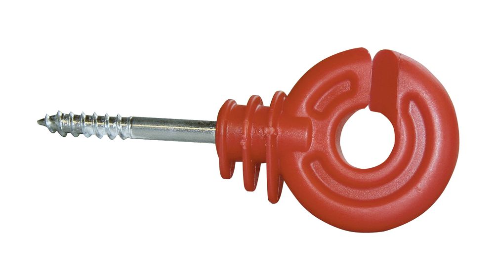 Ringisolator mit kurzer Stütze, rot, 50 Stück/ Pack