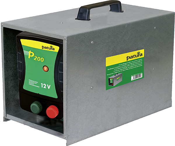 P200, Weidezaun-Gerät für 12 V Akku mit Tragebox