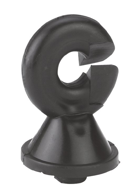 Ersatz-Ringisolator für Federstahlpfahl oval 25 Stück/ Pack