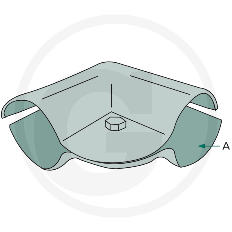 Winkelschelle zweiteilig, 1 1/2"