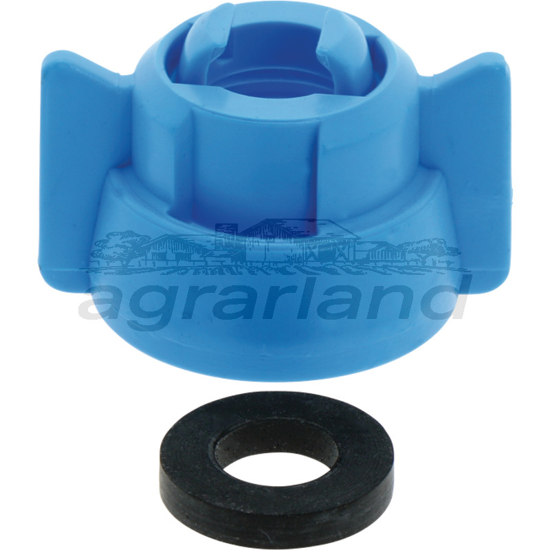 ARAG Bajonettmutter, inkl. Dichtung für Düsen, SW 8-10, blau