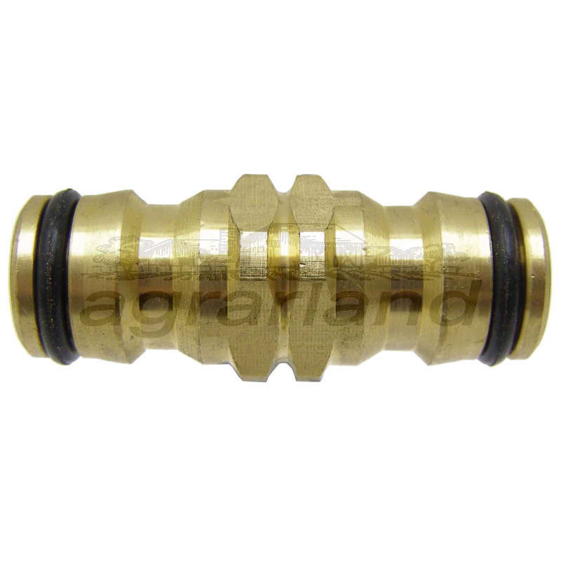 Klicksystem-Messing - Schlauchverbinder mit 2-Wege-Kupplung