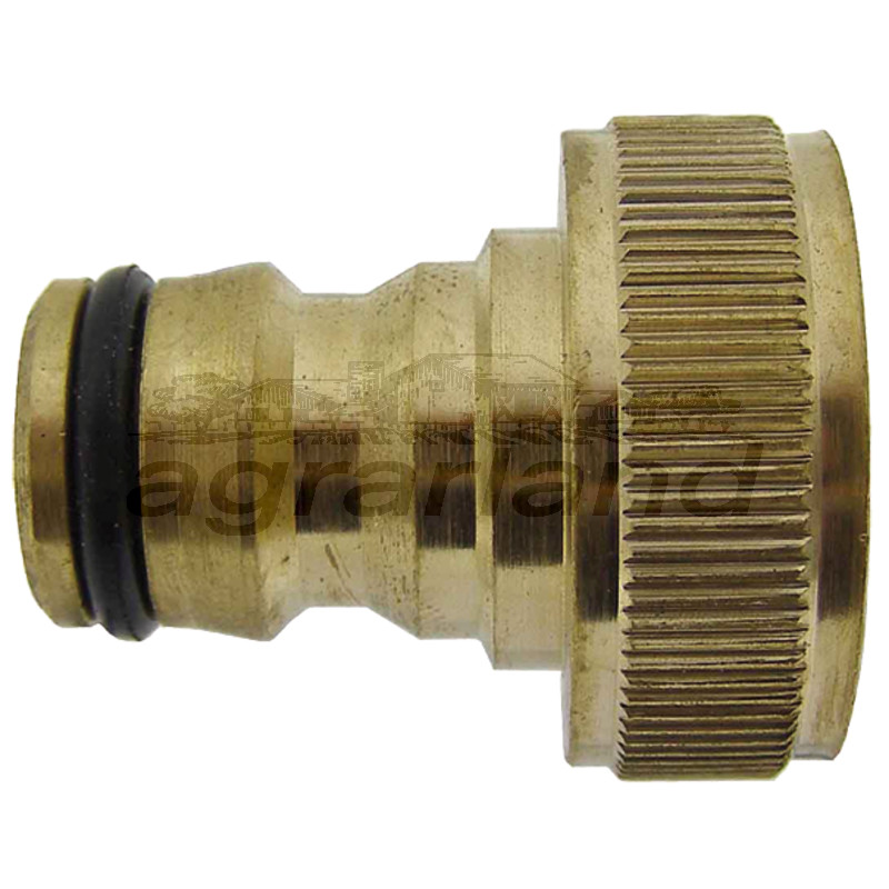 Klicksystem-Messing - Stecker mit Innengewinde