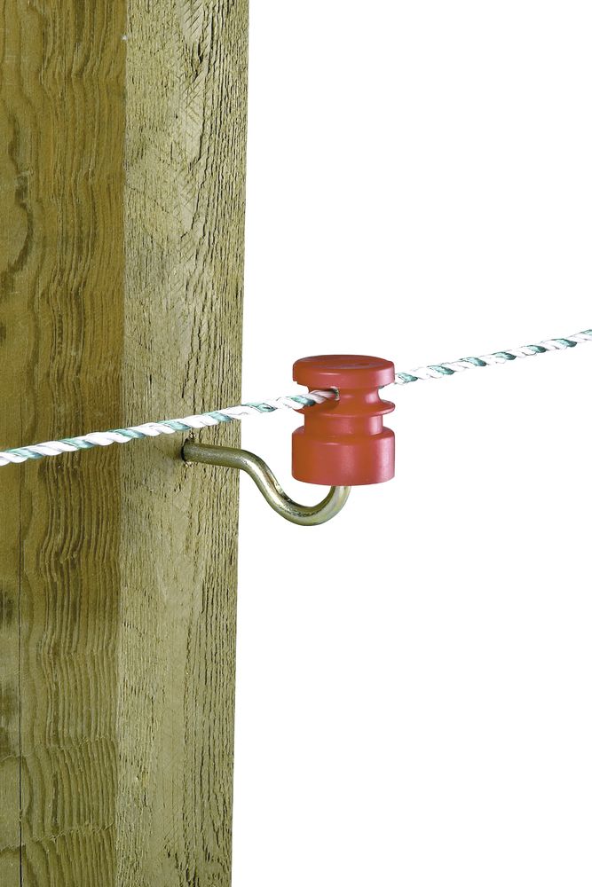 Schlitzisolator rot, 100 Stück/ Pack