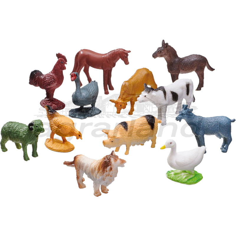 Schmidt Puzzle Lustiger Bauernhof mit Figuren, 40 Teile