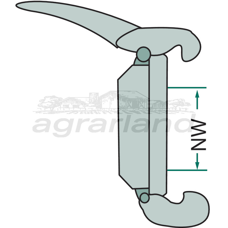 M-Teil als Endstopfen, 6"