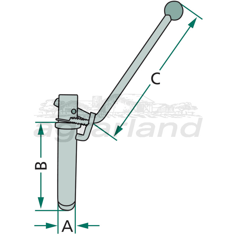 Kupplungsbolzen mit Kippsicherung, versch. Größen