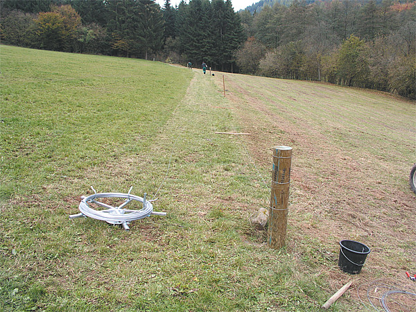 Drahthaspel für Stahldraht und HippoWire, feuerverzinkt
