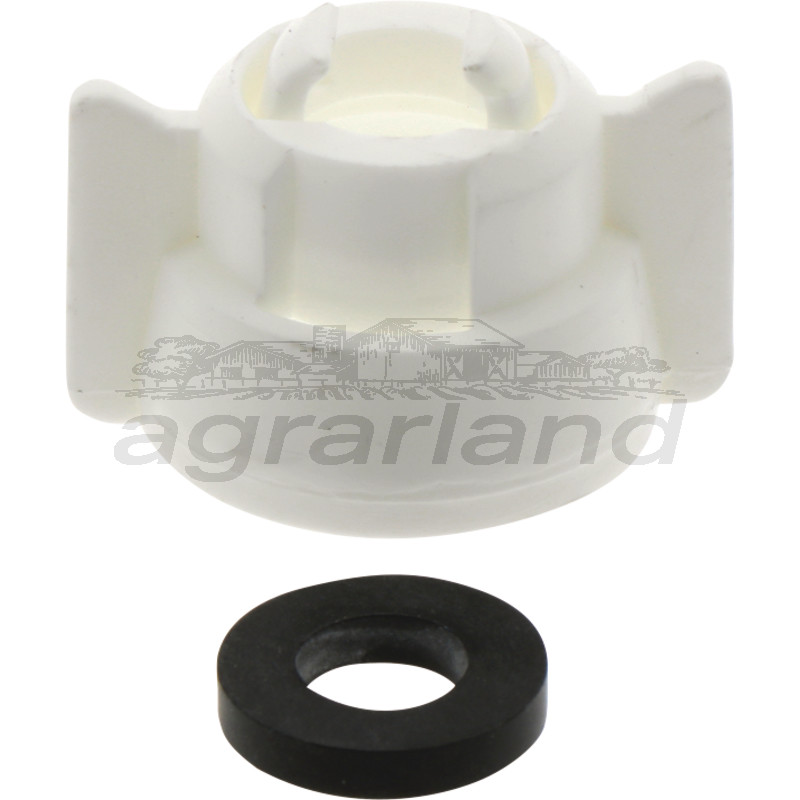 ARAG Bajonettmutter, inkl. Dichtung für Düsen, SW 8-10, weiß