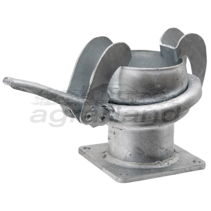 M-Teil mit Flansch, 4"