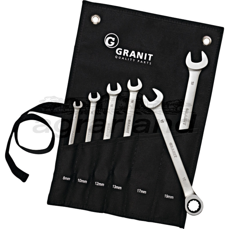 Ratschen-Ringmaulschlüssel-Satz BLACK EDITION