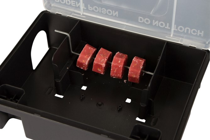 Köderstation abschließbar