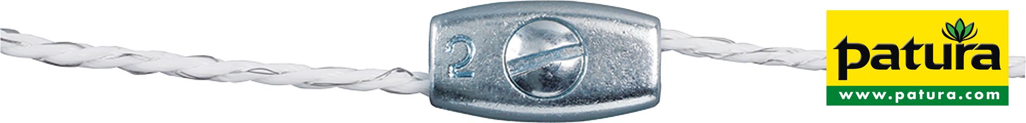 Litzenverbinder verzinkt, für Litzen bis 2,5 mm (5 Stück / Pack)