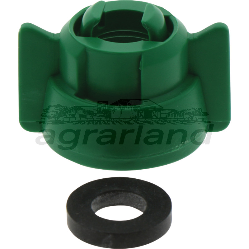ARAG Bajonettmutter, inkl. Dichtung für Düsen, SW 8-10, grün