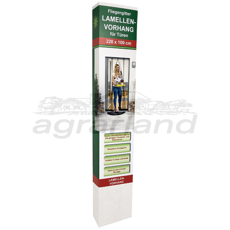 Fliegengitter für Türen, 4 Lamellen