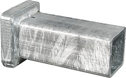 Einschlagkappe, zum Einschlagen von Hartholz-Pfählen 40 x 40 mm