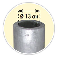 Hand-Ramme für Holzpfosten bis d=12 cm
