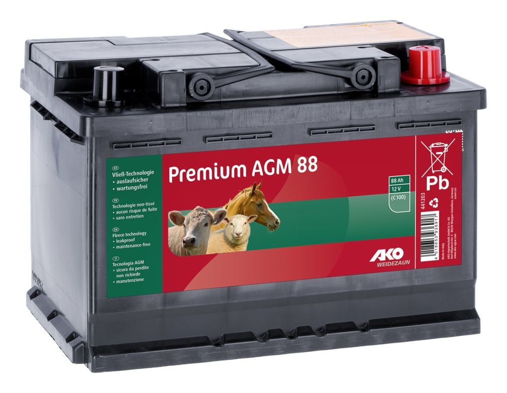 Premium AGM Akku 12 Volt 88 Ah 