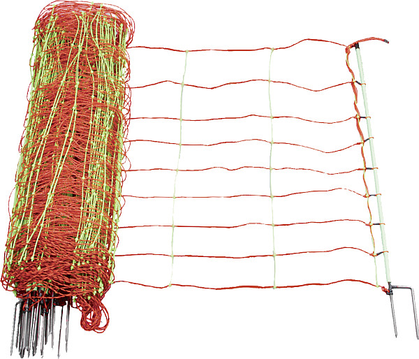 Elektrozaunnetz "Kombi" 106 cm hoch, 50 m mit Doppelspitze
