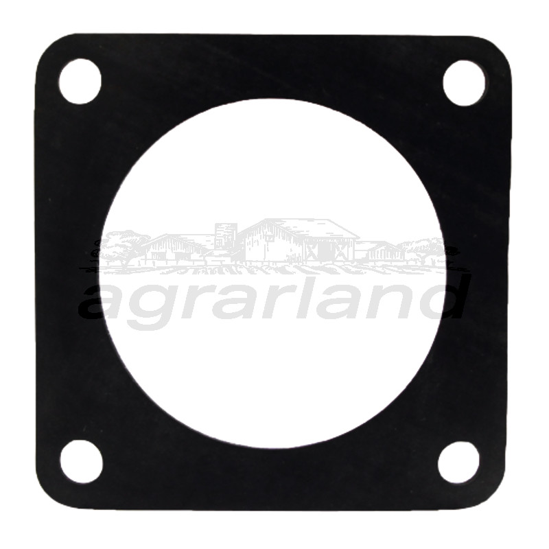 Gummidichtung 4", Außenmaß 150 x 150 mm, Lochabstand 120 x 120 mm