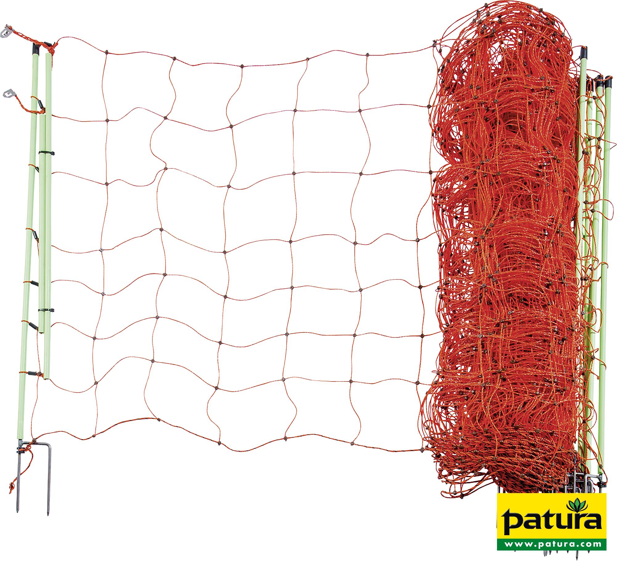 Elektrozaunnetz "plus/minus" 106 cm hoch mit Doppelspitze, 50 m