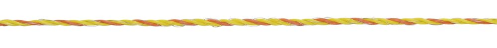 EconomyLine Weidezaunlitze 250 m Rolle, gelb/ orange