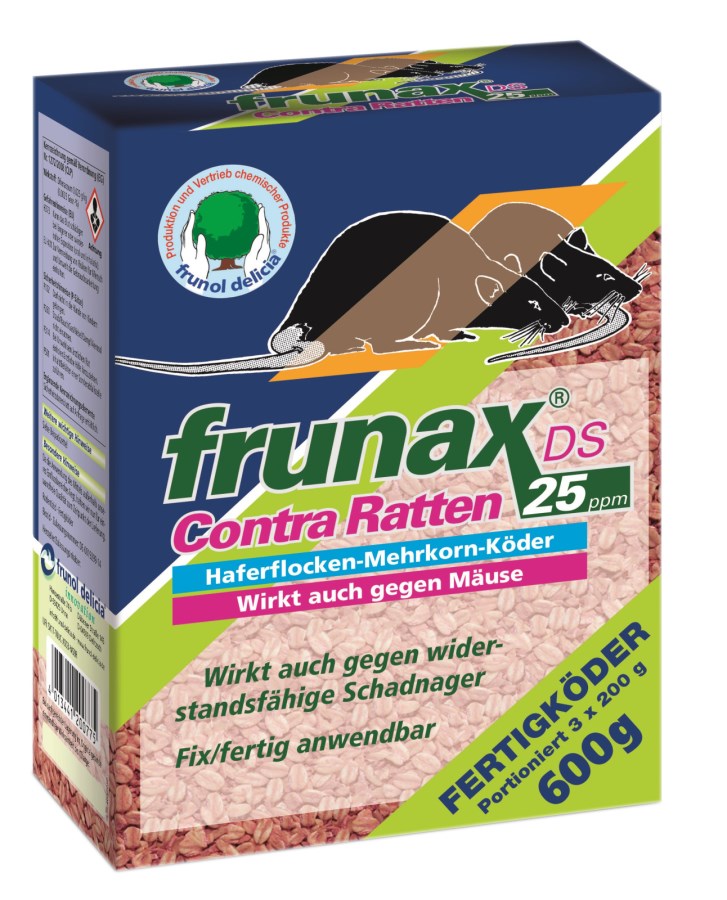 frunax® DS Contra Ratten 25 ppm 3x200g Karton