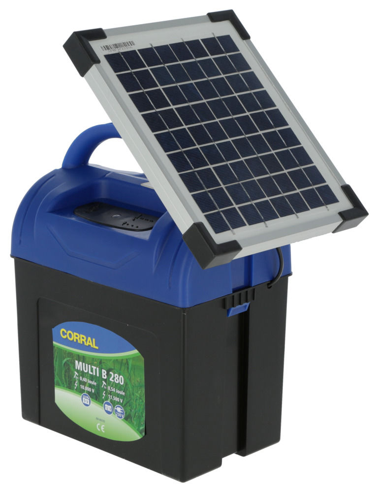 Solar-Set 5 Watt für 12 Volt-fähige 9 Volt Trockenbatteriegeräte