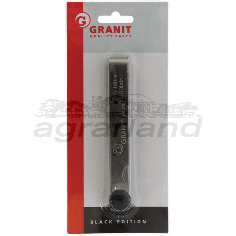 Fühlerlehre, 20 Blatt BLACK EDITION 