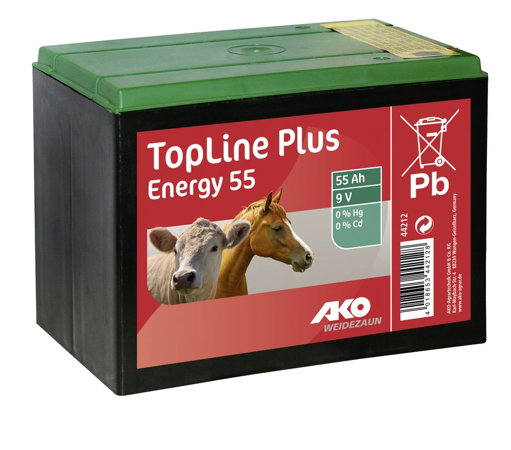 Zink-Luft Trockenbatterie 9 Volt 55 Ah